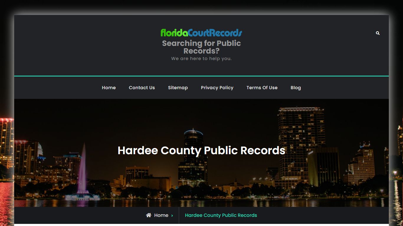Hardee County Public Records | Searching for Public Records?